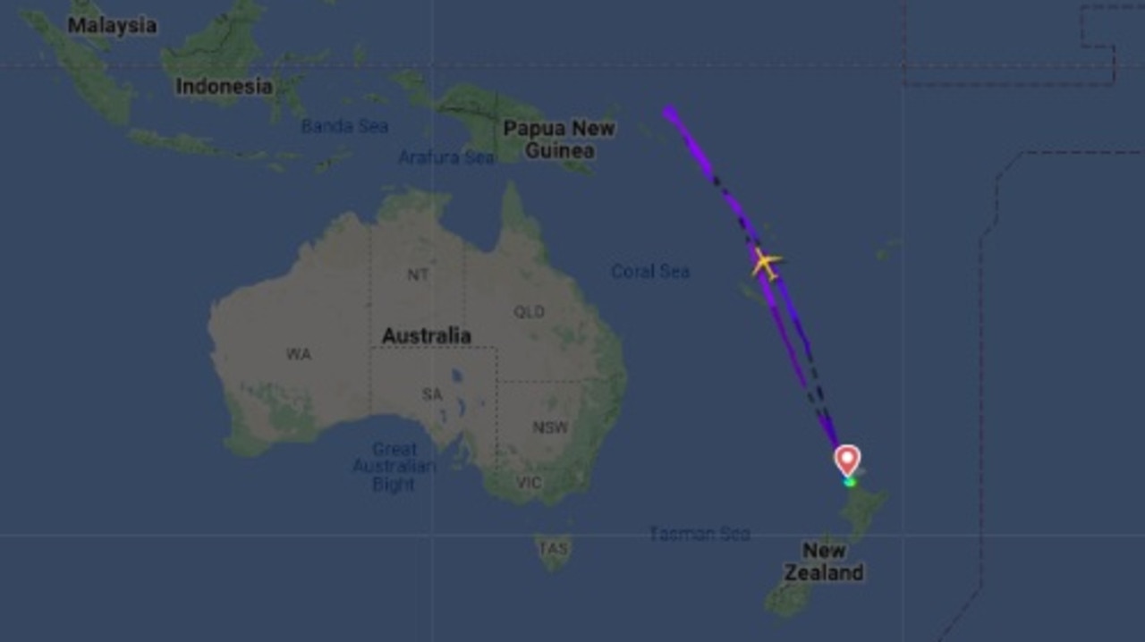 One of the aircraft engines was ‘using more oil than usual’. Picture: Flightradar24
