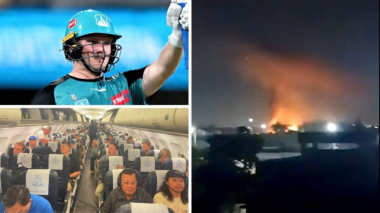 Missile near-miss rocks fleeing Aussies