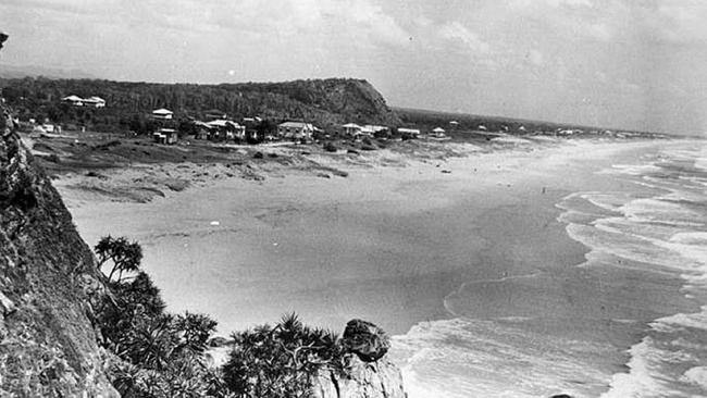 Miami, looking north to Mermaid Beach in 1950