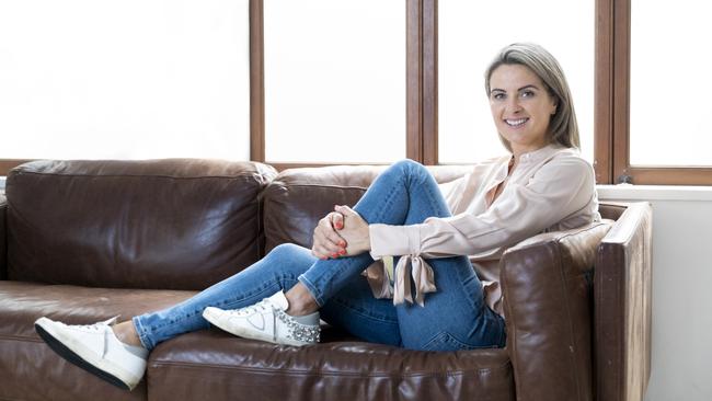 Rachel Thaiday relaxing at home. Picture: Dominika Lis