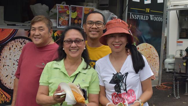 Joey, Margie, Marx and Abel at the Great Australian Bites Australia Day event 2023. Picture: Chloe Cufflin.