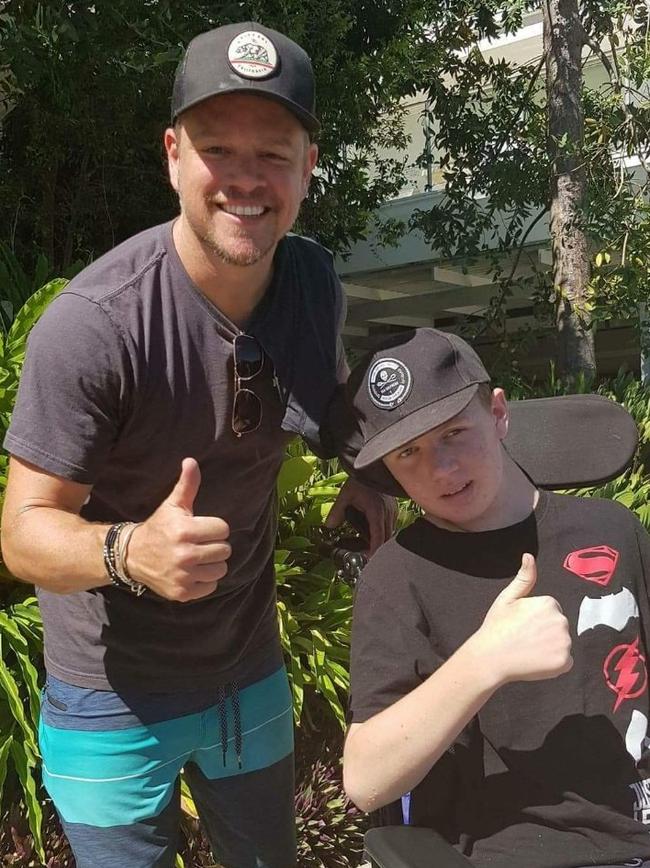 Hollywood star Matt Damon throws his support behind Rainbow Beach student Tristan Sik.