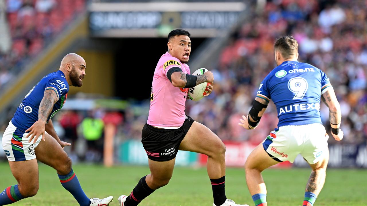 Spencer Leniu of the Panthers. Picture: Getty Images