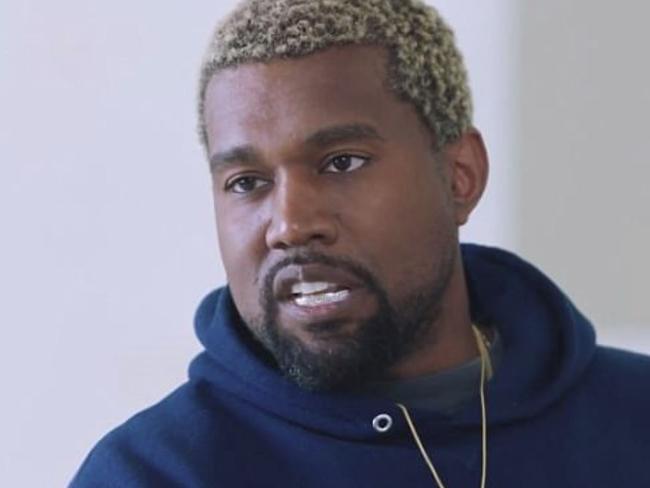 Kanye West is not feeling much love right now. Picture: YouTube