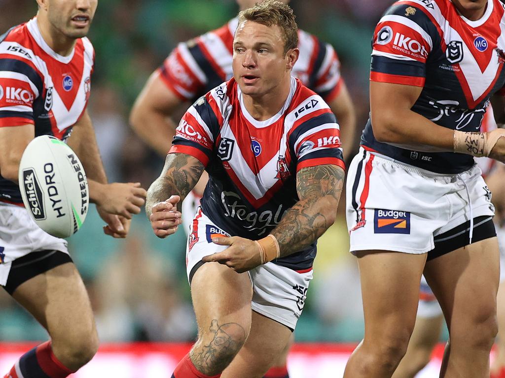 Trent Robinson labels Jake Friend “back to normal” as the Sydney Roosters skipper weighs up a return from concussion. Photo: Cameron Spencer/Getty Images.