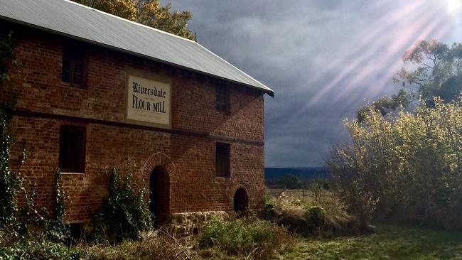 Tasmanian singer-songwriter, Ange Boxall's 200-year-old Georgian homestead in Riversdale, near Swansea, overlooking Freycinet National Park. Source: Supplied