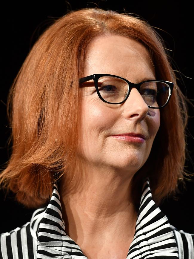 Successive prime ministers since Julia Gillard (pictured) have failed to act on climate change, Ms Moore said. Picture: AAP/Brendan Esposito