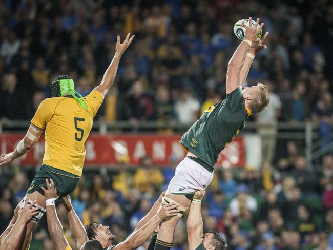 The Wallabies’ set-piece was shaky at best.