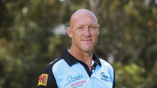 New Sharks coach Craig Fitzgibbon has been laid low with Covid. Picture: Justin Lloyd