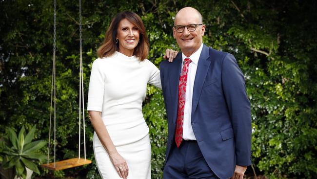 Sunrise presenters Natalie Barr and David Koch. Picture: Sam Ruttyn