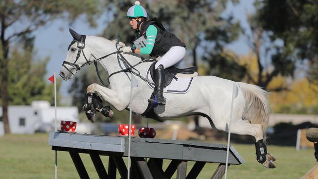 Lily Wickenden riding Fuerst Sensation. Picture: Derek O'Leary