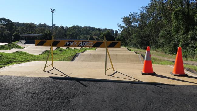 The smoother polymer track replaces the dirt section. Picture: Richard Noone
