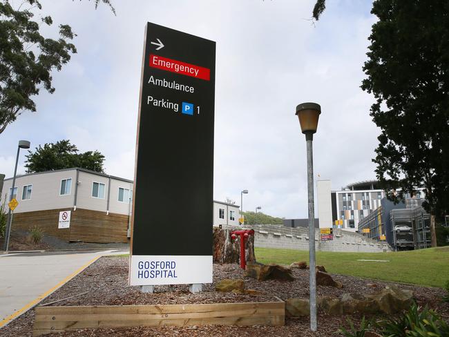 A man in his 70s has died at Gosford Hospital. Picture: Sue Graham