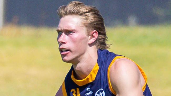 Sid Draper during the Crows' pre-season training session at West Lakes on December 2.  Picture: Adelaide FC/Zac Standish