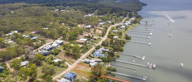 Blocks of land on Russell Island are selling like hot cakes. Photo: Supplied.