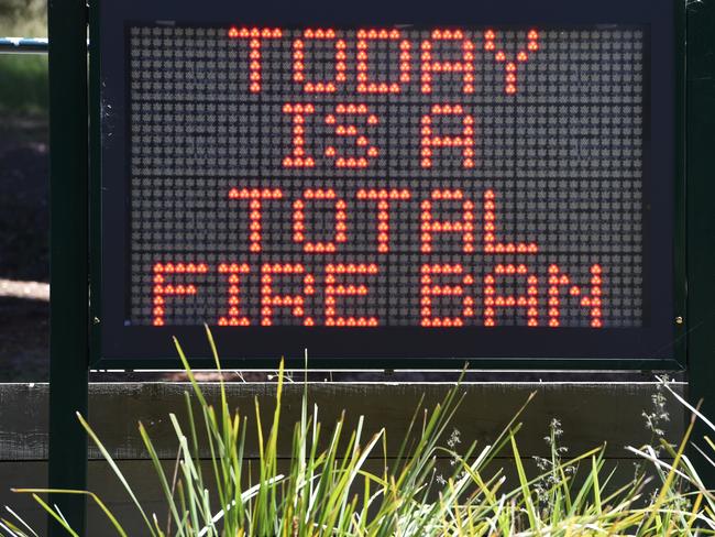 A sign at the 1000 Steps today. Picture: Lawrence Pinder