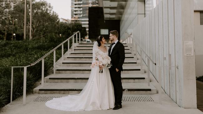 The wedding of Jack and Fatya Hutchinson. Picture: Janneke Storm