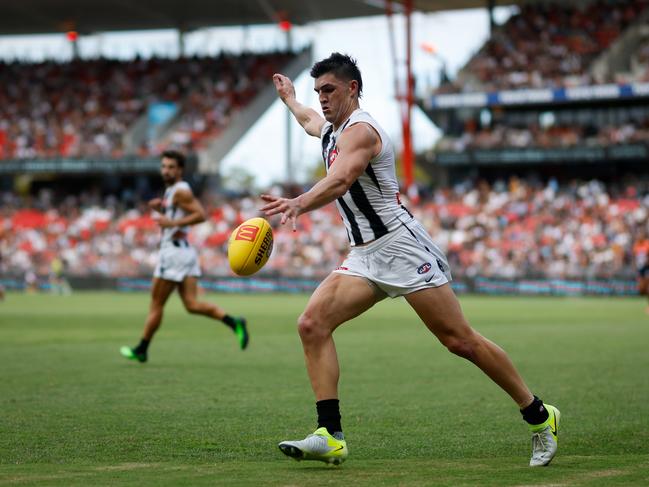 Brayden Maynard has been involved in a car crash. Picture: Dylan Burns/AFL Photos via Getty Images.