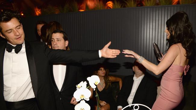 Orlando Bloom and Katy Perry attend The Weinstein Company and Netflix Golden Globe Party, presented with DeLeon Tequila, Laura Mercier, Lindt Chocolate, Marie Claire and Hearts On Fire at The Beverly Hilton Hotel on January 10, 2016 in Beverly Hills, California. PIcture: Kevin Mazur/Getty Images for The Weinstein Company