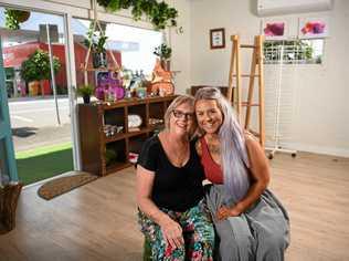 FRESH START: Gail (left) and Pete Williams are moving on from Wood 'n' Shabby with Emma-Jean Smith (right) taking over the shop, which will be renamed Her House of Resin and Co. Picture: Rob Williams