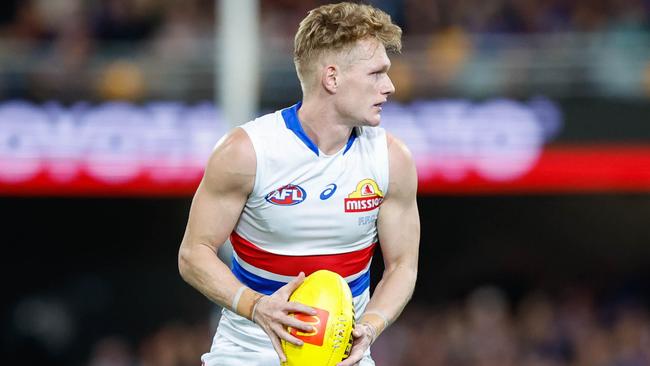 Adam Treloar suffered hamstring tightness in the loss to the Brisbane Lions.