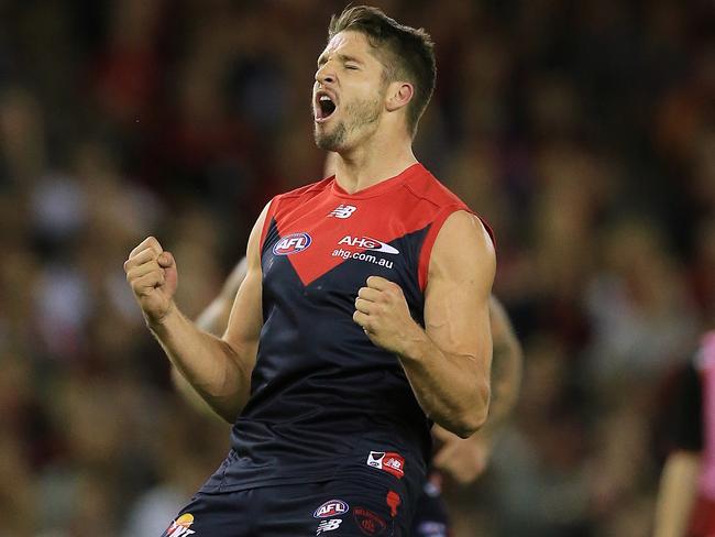 AFL: Round 6 Melbourne v St Kilda Jesse Hogan Picture: Wayne Ludbey