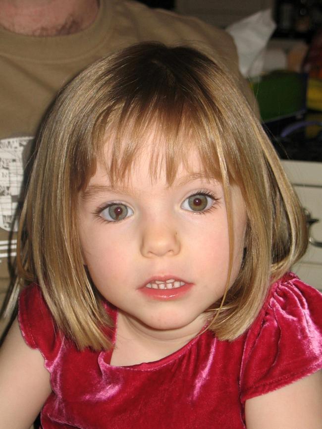 Madeleine McCann disappeared in Praia da Luz, Portugal on May 3, 2007, aged just three. Picture: Supplied