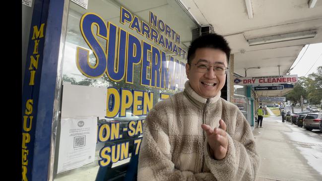 Tony Wu enjoys his new job at the supermarket much more than working at a hospital.