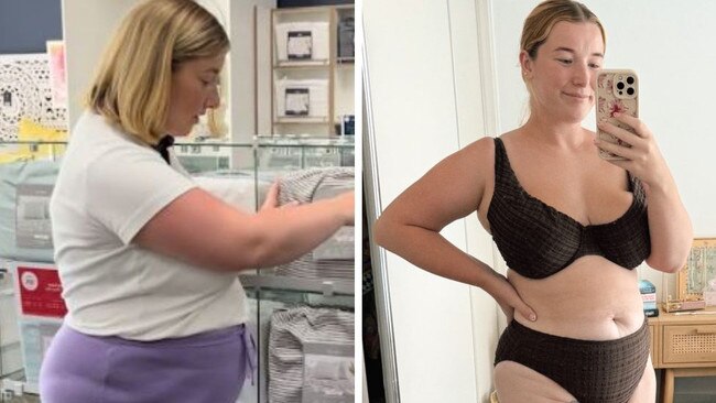 Mum reveals incredible 22kg weight loss. Picture: Instagram/@ellierpritchard