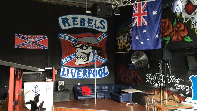 The Rebels Liverpool clubhouse has been dismantled in 2014.