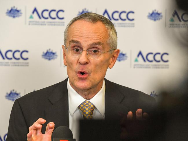 ACCC Chair Rod Sims. Picture: AAP Image/Peter Rae