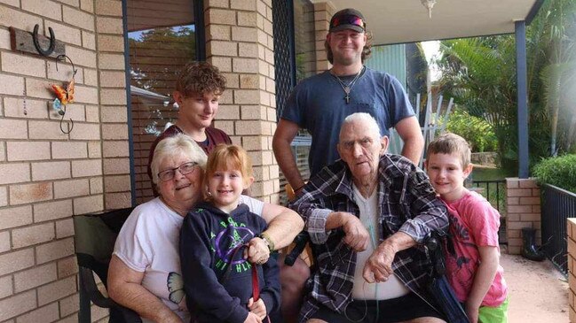 Generations of the Smith family. From left to right: Marilyn Smith, granddaughter Sienna, grandsons Cody, Daniel and Mason with 'Poppa' Ross Smith.