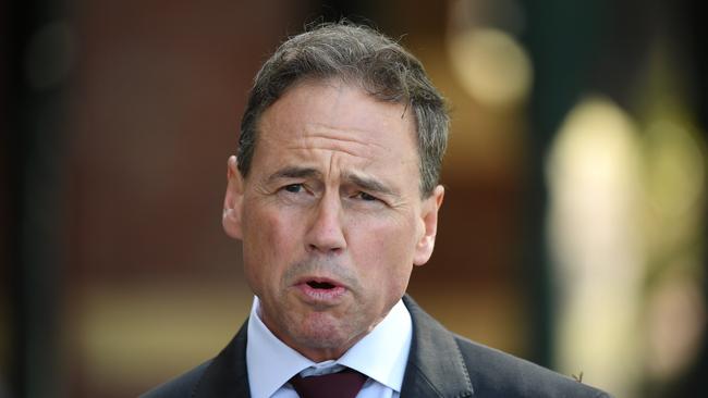 Health minister Greg Hunt. Picture: James Ross