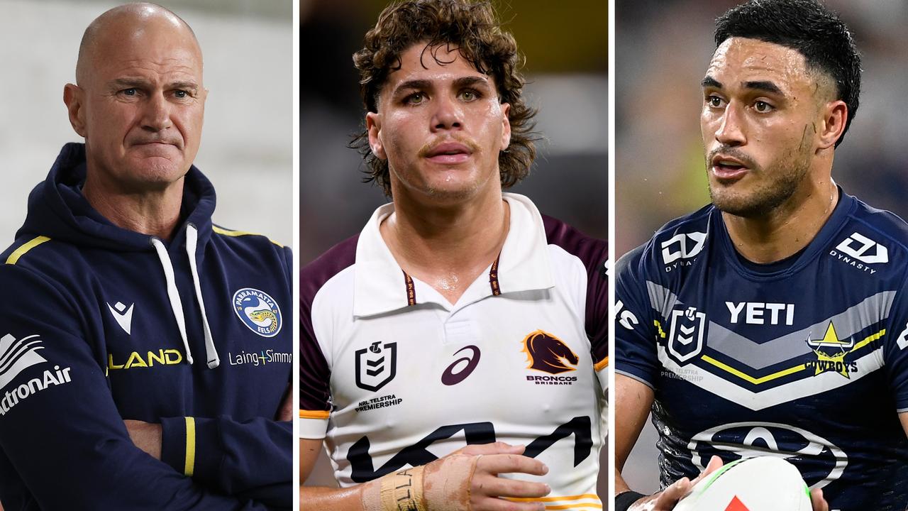 Brad Arthur, Reece Walsh and Valentine Holmes.