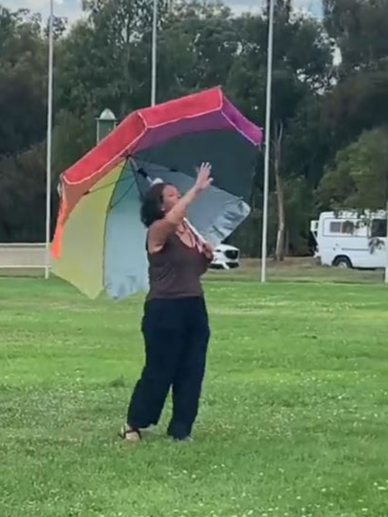 Is this the saddest Australia Day protest? Picture: Twitter/@KenBerhan