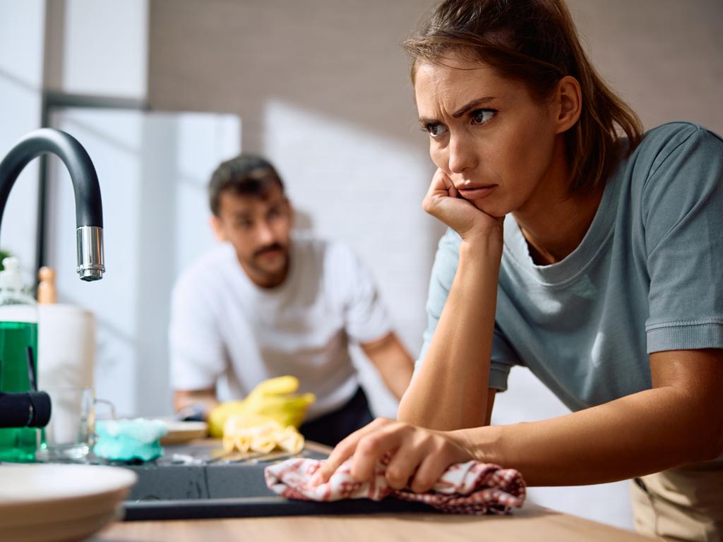 Aussie women are doing 50 per cent more housework than men. Picture: iStock