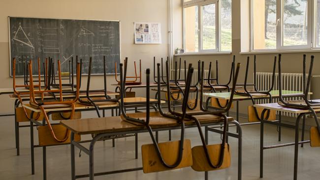 Empty chairs at empty tables: NSW students are not turning up to class and some have called for on the spot fines to be introduced.