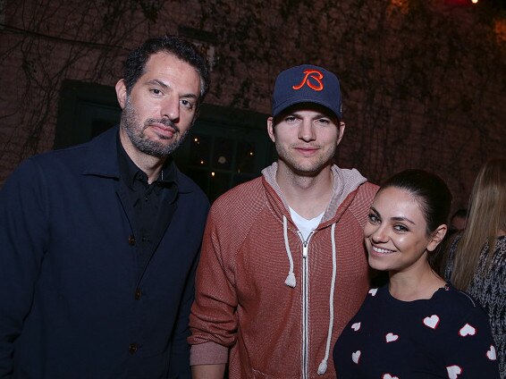 Ashton Kutcher with business partner Guy Oseary founded A-Grade Investments. Picture: Getty Images for SOUND.