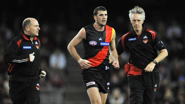 Scott Gumbleton was perpetually injured at Essendon.