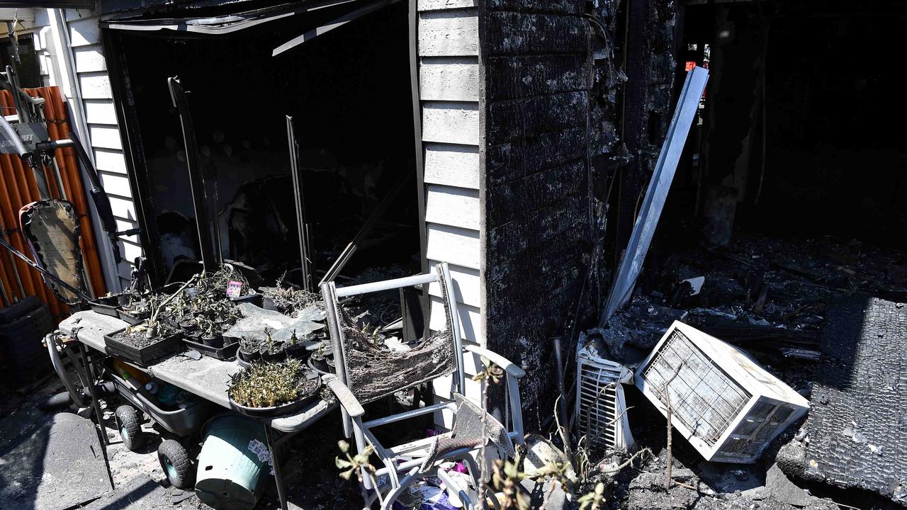 Horror house fire at Maroochydore. Picture: Patrick Woods.