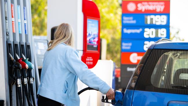 Rising petrol prices are contributing to cost of living pressures. Picture: Morgan Sette