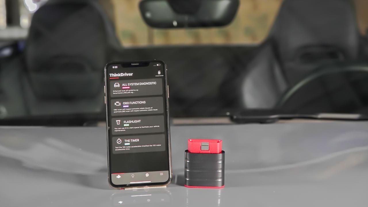 ThinkDriver is a small Bluetooth car diagnostic tool that can analyse your car for faults.