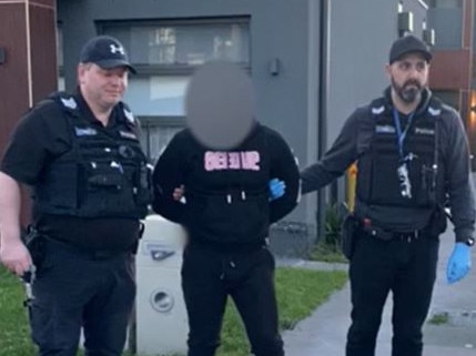 34 year old man arrested in Springvale - Detectives from the Echo Taskforce have this morning charged seven patched members of the Finks Outlaw Motorcycle Gang (OMCG) following an incident where motorcycles were illegally driven along the footpath of Southbank Promenade last month. Supplied Victoria Police