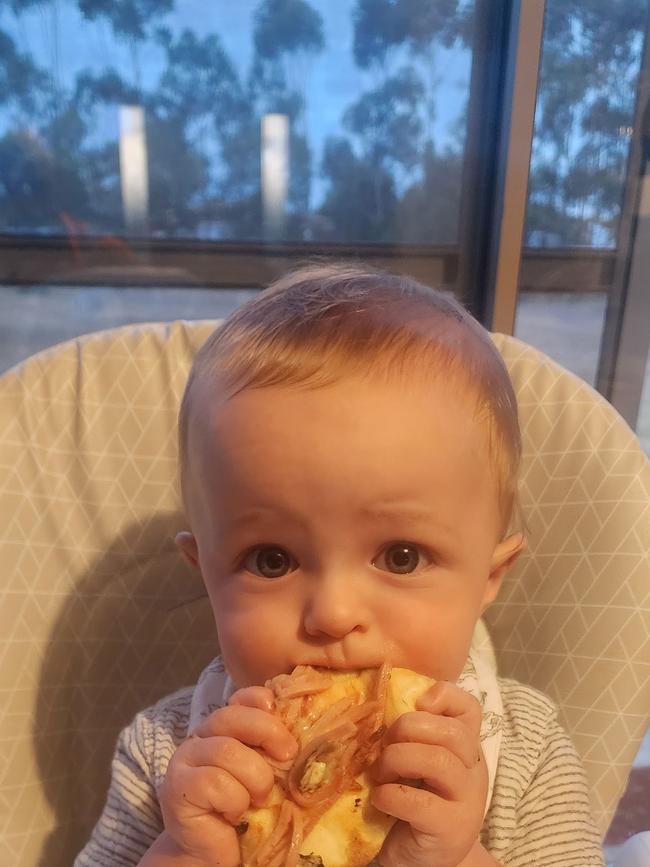 Phoenix Jones, 11 months old. Phoenix came into the world seven weeks early. There were the common issues with being so preemie, but his strength has really shone through, as he is now a strong little boy that loves his food and is always happy. Well apart from when the chompers come through.