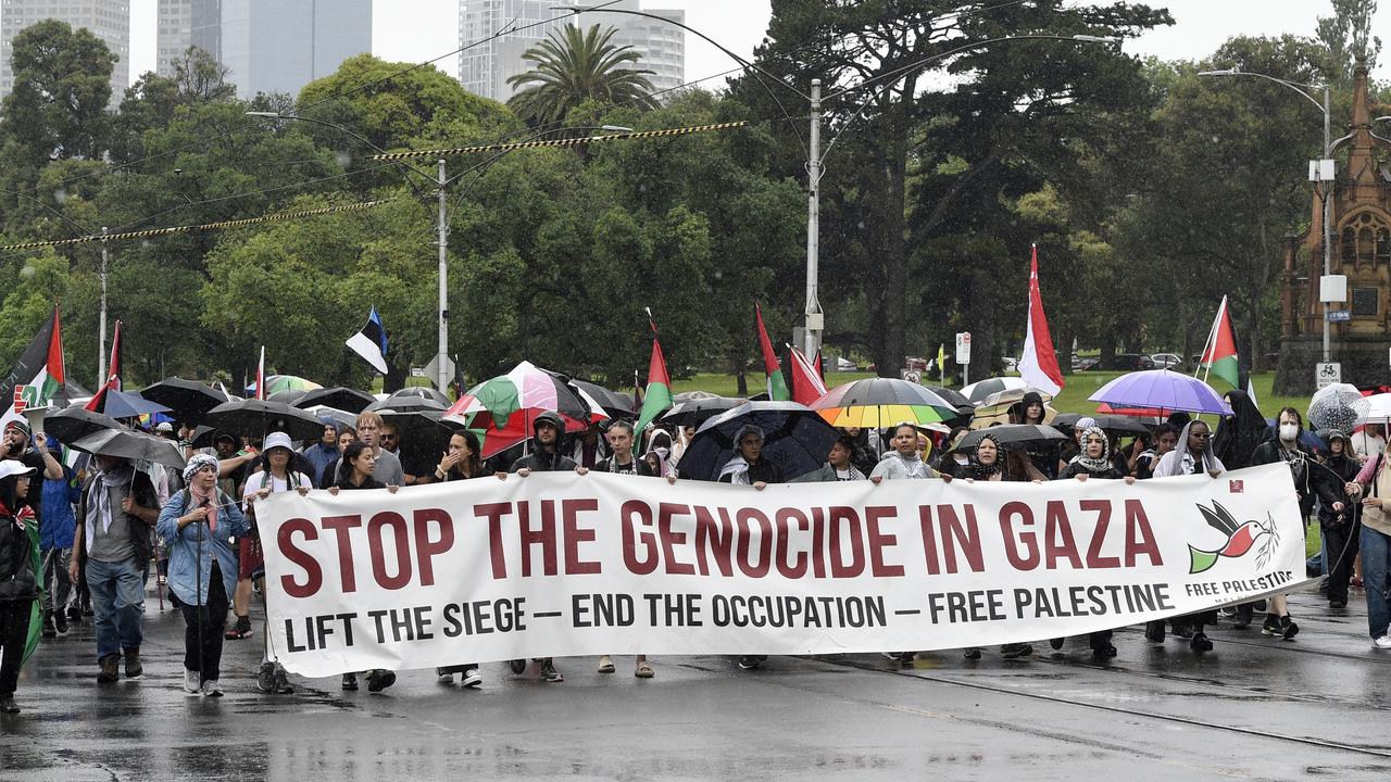 Melbourne, en Australie, accueille le premier rassemblement en 2024 en faveur de la Palestine.