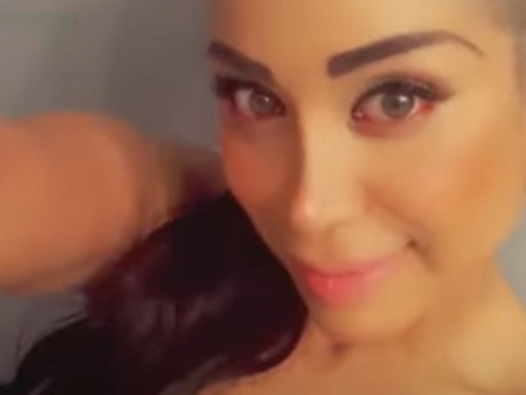 Model Cinthya Nayeli Higareda Bermejo was killed by train during photo shoot. Picture: Jam Press.