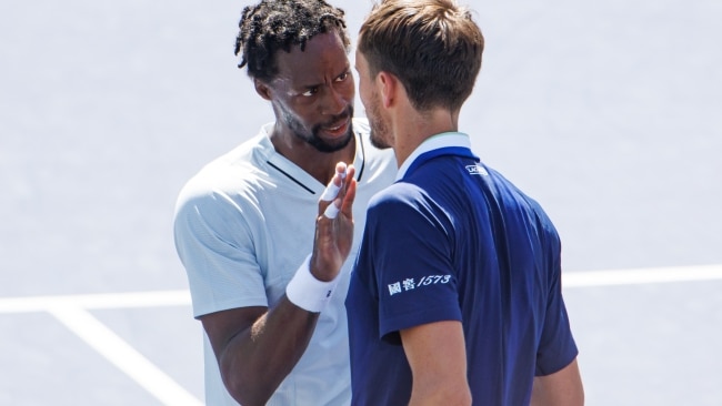 France's Gael Monfils defeated Medvedev in three sets in the third round of Indian Wells. Picture: TPN/Getty Images