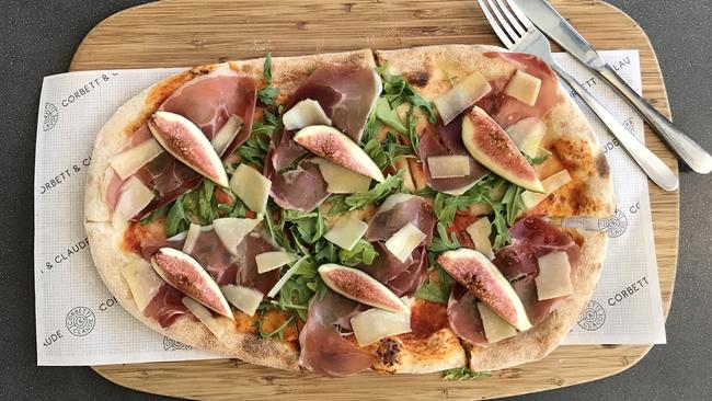 Fig and prosciutto pizza. Picture: Jenifer Jagielski