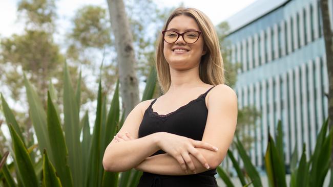 Uniqua Sermon, Bachelor of Pharmacy, Griffith University, first year student at the Gold Coast campus