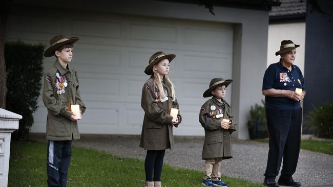 Australians are urged to pay tribute to the ANZACs in a unique way this year. Picture: David Caird